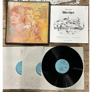3LP Massenet  Werther By Victoria de los Angeles Nicolai Gedda